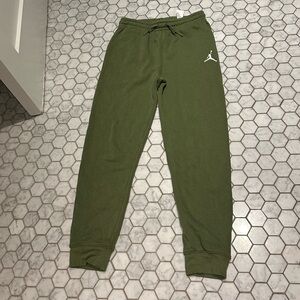 Jordan army green sweatpants, NWOT, XL